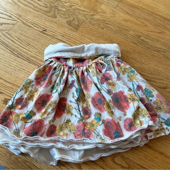 🍭6/$30 Burt’s Bees Floral Poppy Foldover Skirt- 5 - Picture 3 of 5